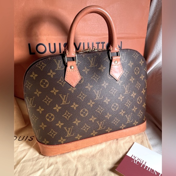 🔥Louis Vuitton Alma with Shopping Bag, Dustbag and PM Authentication! - Picture 1 of 16